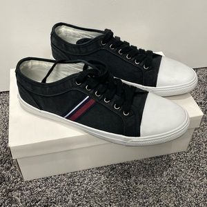 Ben Sherman Black Canvas Shoes in Original Box 9.5
